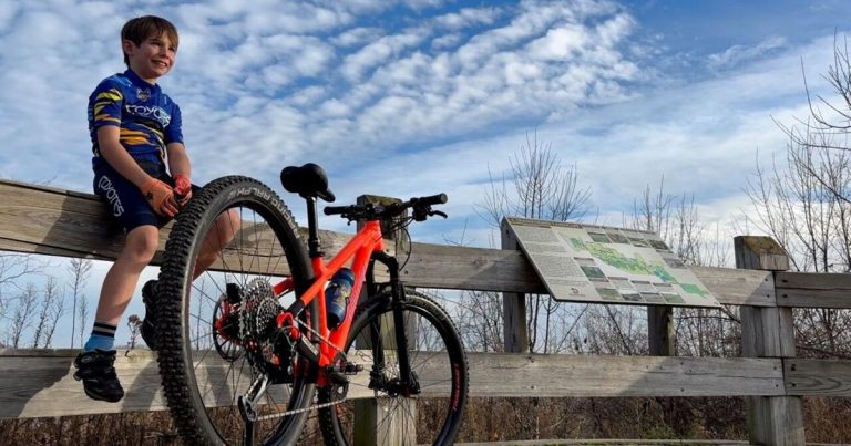 9-year-old mountain biker completes 32-mile Iceman Cometh Challenge
