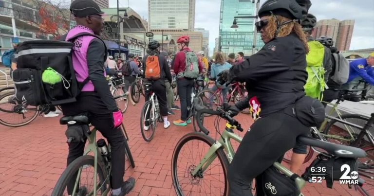 Baltimore cyclists race to fight hunger in annual Cranksgiving event