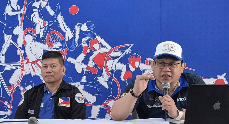 Larga Pilipinas president and race director Gary Role, left, and operations and creative head Snow Badua appear in Tuesday's PSA Forum.