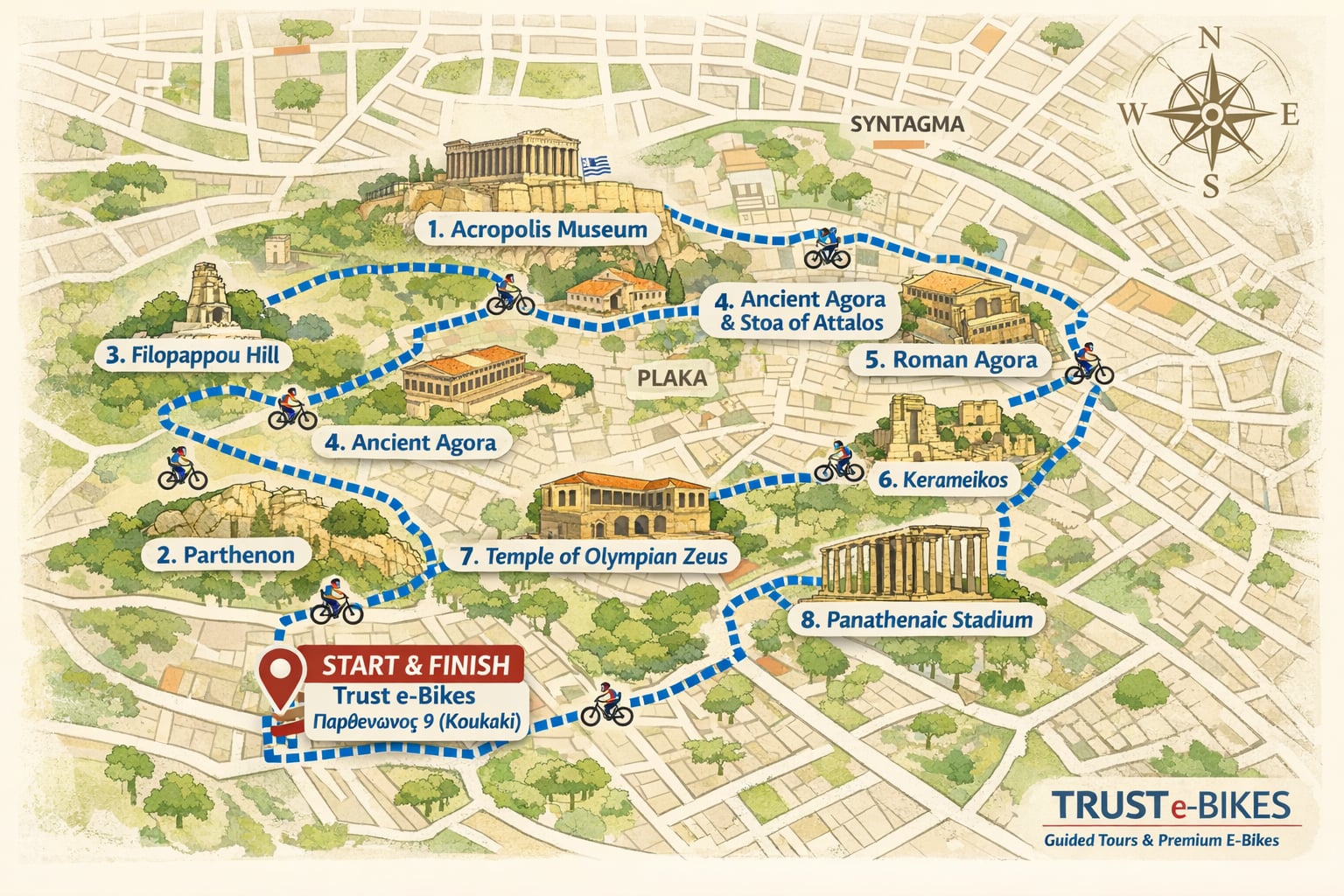 Best of Athens Cultural e bike experience
