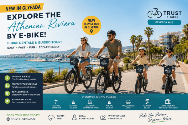 trust e bikes-glyfada E-Bike Glyfada tours